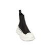 Alexander McQueen Chelsea Tread Ankle Boot Black White Women's 635714WHZ611071