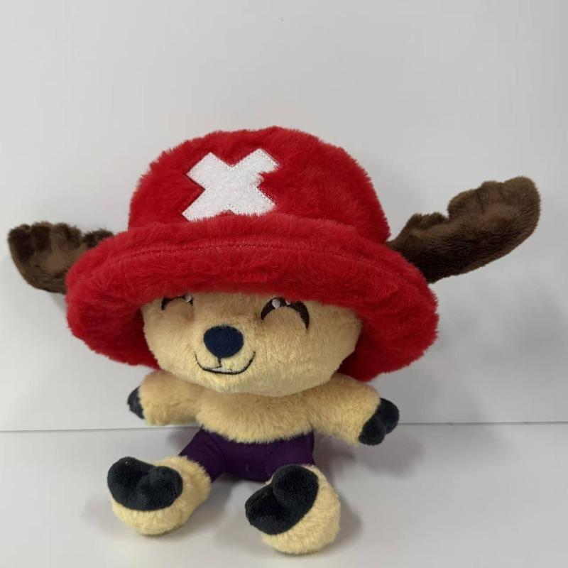 

One Piece Tony Tony Chopper Plush Doll 25cm Soft Stuffed Reindeer Plushie with Red Hat Anime Character Collectible Toy for Fans Kids Birthday Gift 22cm красный