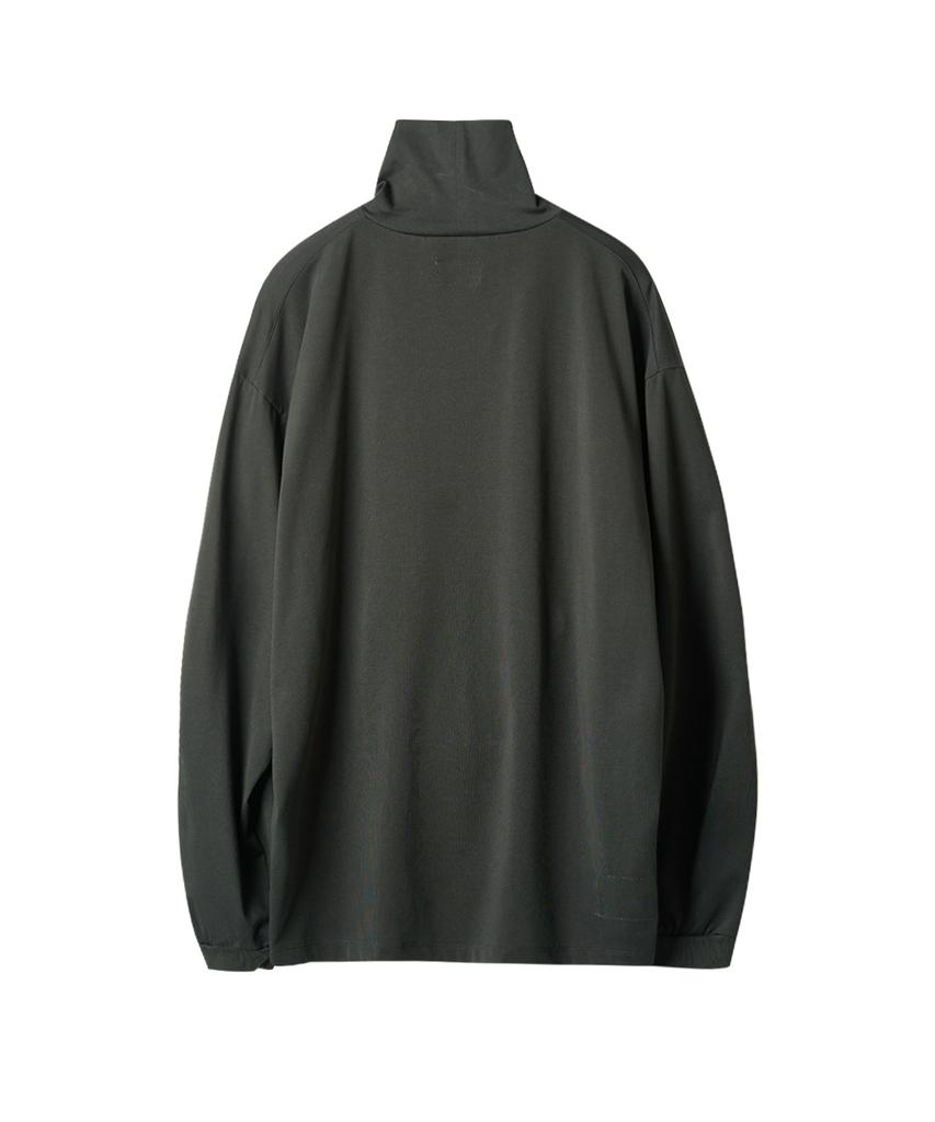 Leopeusaideu Turtleneck Long Sleeve Charcoal