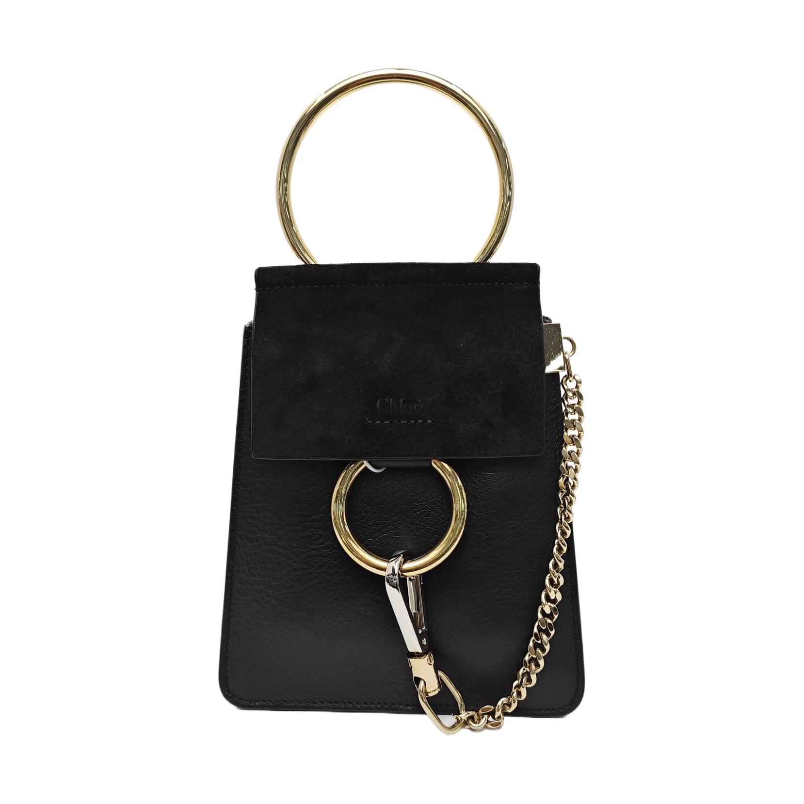 [Pre-Owned] Faye Accordion Structure Handle Suede Leather Small Tote Shoulder Bag - Very Good #IQQA2D ONE SIZE