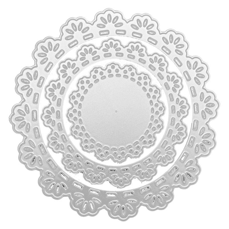 Laciness Die Cuts Nesting Cricle Cutting Dies Embossing Die Cuts Template for Kid Card Making Scrapbooking DIY Albums 1
