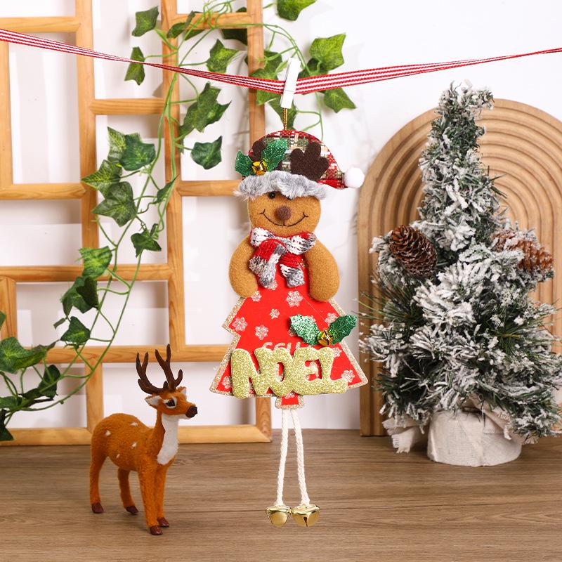 Christmas Fabric Doll Ornaments Collection - Small Hanging Tree Decorations & Gifts