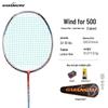 Wind Blade 500 Carbon Fiber Badminton Racket, Speed Offensive 5U, Unisex Professional.