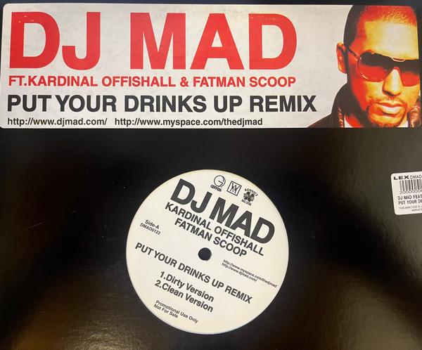 

12inch Record DJ MAD Put Your Drinks Up Remix DMAD0122 Geffen Records US Rap HipHopRB Used