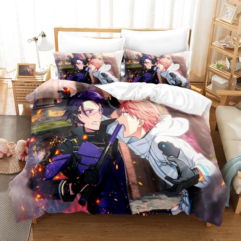 3D Cartoons Game HELIOS Rising Heroes Bedding Set Single Twin Full Queen King Size Bed Set Adult Kid Bedroom Duvet Cover Sets