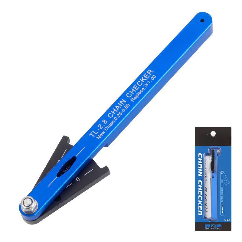 

Индикатор износа цепи велосипеда Инструменты для проверки цепи из алюминиевого сплава Инструменты для ремонта цепи велосипеда