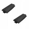 2X Head Pillow For Sun Lounger Headrest Black