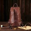 Personalized Leather Backpack For Women Men Travel Backpack, Personalized Christmas Gift, Unisex Rucksack, Backpack for Men, Woman Backpack