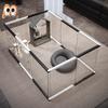 Transparent Pet Fence: Anti-Escape Indoor/Outdoor Dog Cage for Medium & Small Dogs, Free-Combination Design