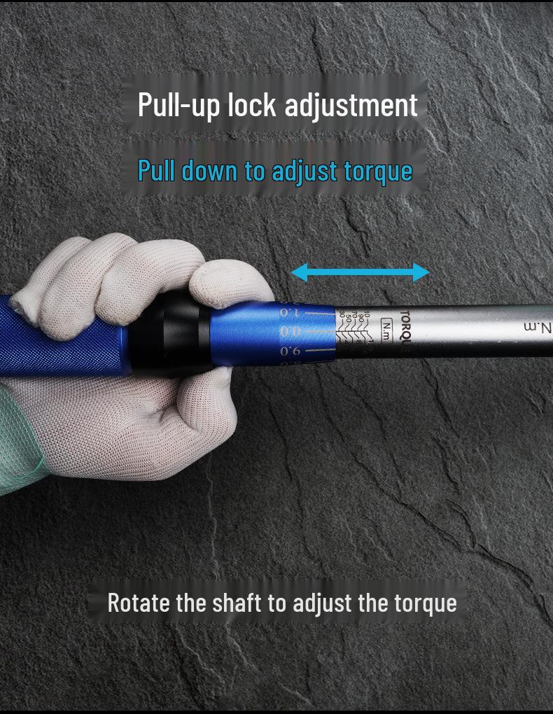 Electronic Digital Torque Wrench with Adjustable Socket for Automotive Repair