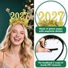 2027 Headband Decorative 2027 Decorative Headwear Decorative Headband One Size Christmas Party Headband For Kids New Year'S Eve