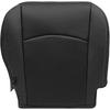 SecosAutoparts Passenger Bottom Replacement Perforated Leather Seat Cover Black Compatible with Dodge Ram 2500 3500 4500 5500 Laramie Sport SLT 2009