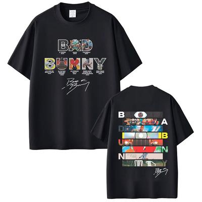 Ραπ Τραγουδιστής Bad Bunny Κάλυμμα Άλμπουμ Μπλουζάκι Debi Drag Περισσότερες Φωτογραφίες Μπλουζάκι με Μοτίβο DTMF Καλοκαίρι Άνδρες Γυναίκες Μόδα Hiphop Δρόμου Y2K