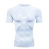 Fallen Angel  Men's Sports T-shirt Training Fitness Compression Short Sleeve Rashguard for Men Quick Dry Workout T-Shirt