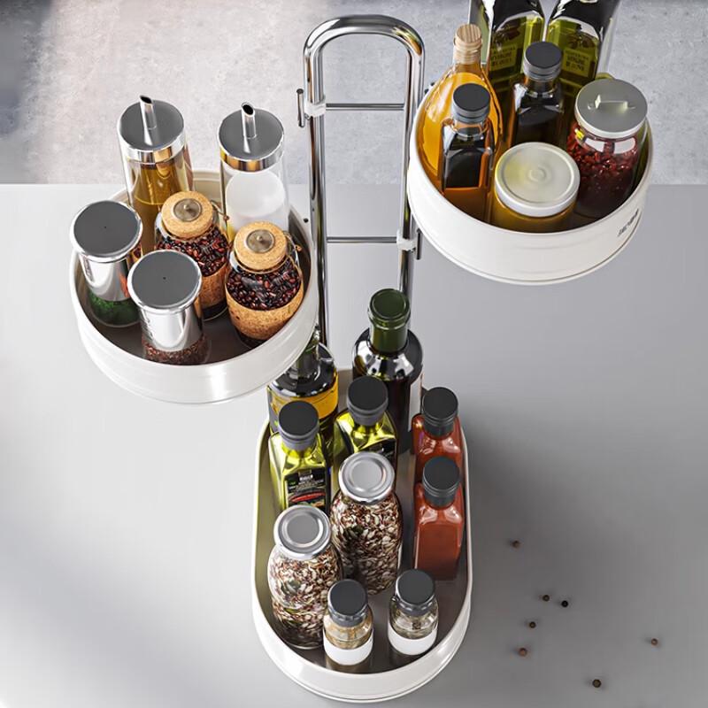 Yingbai 3-Tier Swivel Kitchen Corner Organizer