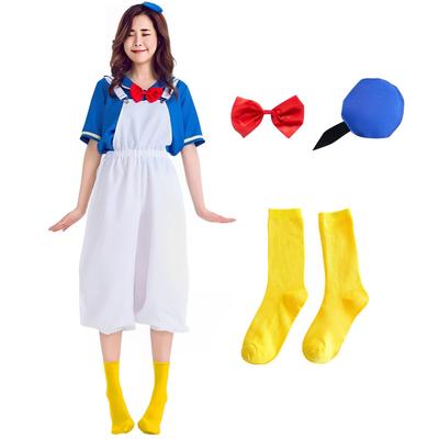 Formemory Uniforma námořníka Kačera Donalda, Anime Halloweenský kostým, Cosplay pro dospělé, Roztomilý halloweenský kostým pro ženy, Ideální pro halloweenské večírky,