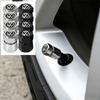 FD01-4Pcs Aluminum Car Wheel Tire Stem Air Valve Cap For Polo Golf Scirocco T-roc Passat B5.5 Touran Touareg Rline Jetta