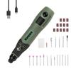 KREBS Rechargeable Mini Router Cordless Ultra Lightweight 3 Speeds Maximum 15000rpm Bit Set (Router) 3.6V 31-Piece