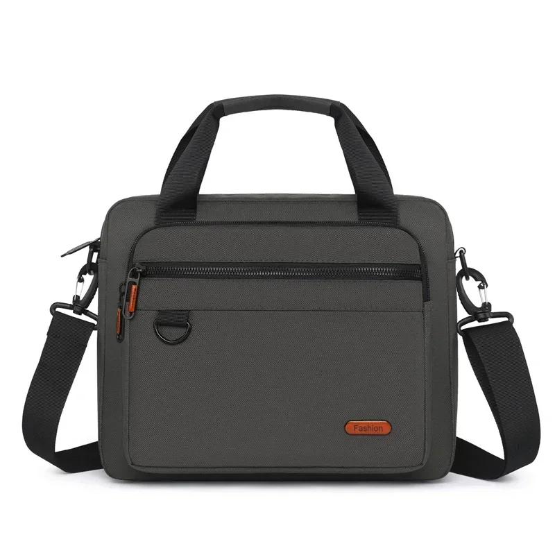 New solid Oxford zipper casual crossbody bags versatile commuting business bags multi-layer wallet shoulder bags