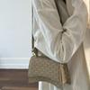 Textured portable small square bag women's new high-end fashion shoulder bag versatile messenger bag