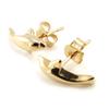 Les Trésors De Lily [D7362] - Gold Plated Earrings 'Heureux Dauphins' Gold - 5x12 Mm