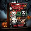 Halloween Countdown Calendar Countdown Box Scary Doll Collectible Horror Figures Spooky Character Advent Hanging Decor for Kids