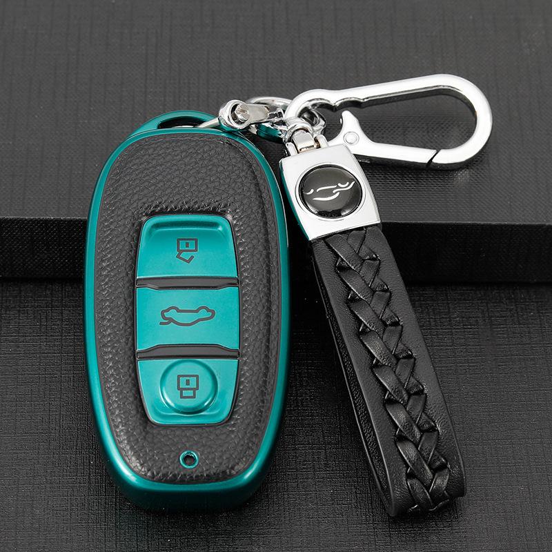 High-End Personalized Car Key Case for Hongqi H7, E-HS3, E-QM5 Models
