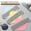 Sanitary Pads Organic Graphene Washable Menstrual Panty Liner Leakproof Cloth Towel Reusable Period Feminine Hygiene Pads