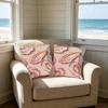 1pc Crab, Lobster, Scallop Print Polyester Pillowcase Home Decor Pillowcase Car Sofa Cushion Cover Home Decor 45x45cm