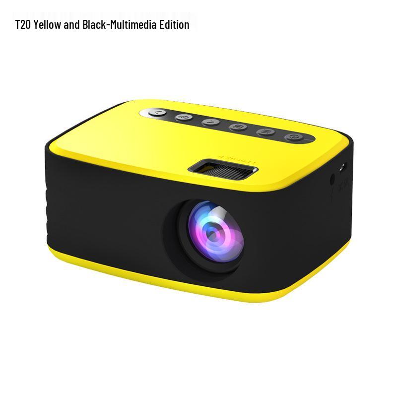 T20 Mini Wireless HD 1080p Mobile Projector for Home & Bedroom