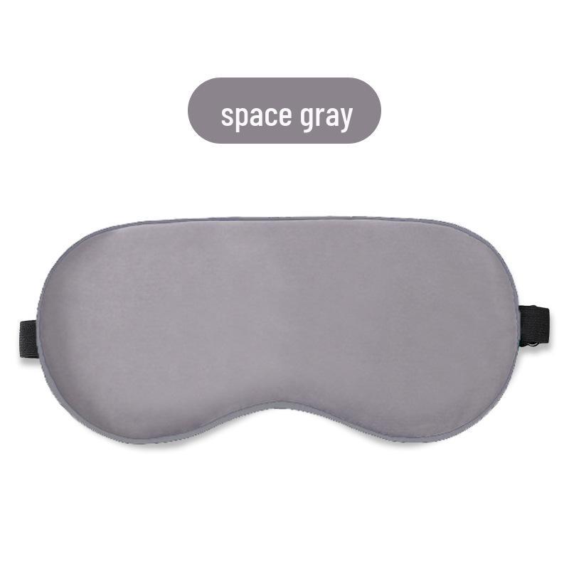 Unisex Silk Sleep Eye Mask with Ice Pack for Eye Fatigue Relief - Breathable Blackout for Naps