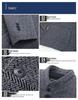 Men's Fleece-Lined Chenille Jacket for Autumn/Winter