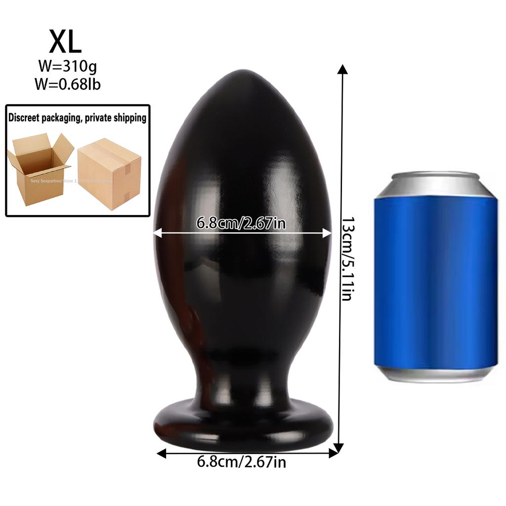 7 Size Buttplugs Anal Beads Balls Cunt Plug Dilatador Anal Plug Sex Toys Small And Big 9.5cm Huge Anal Plug Toys For Women Men