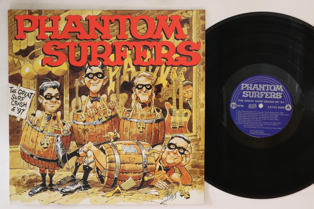 

LP Record PHANTOM SURFERS Great Surf Crash Of 97 LK155 LOOKOUT 1996 US Rock Used