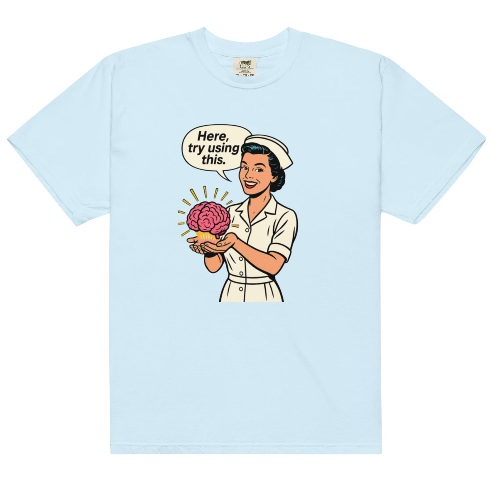 Retro Nurse Graphic Tee, Unhinged Humor, Sarcastic Meme Shirt 2XL