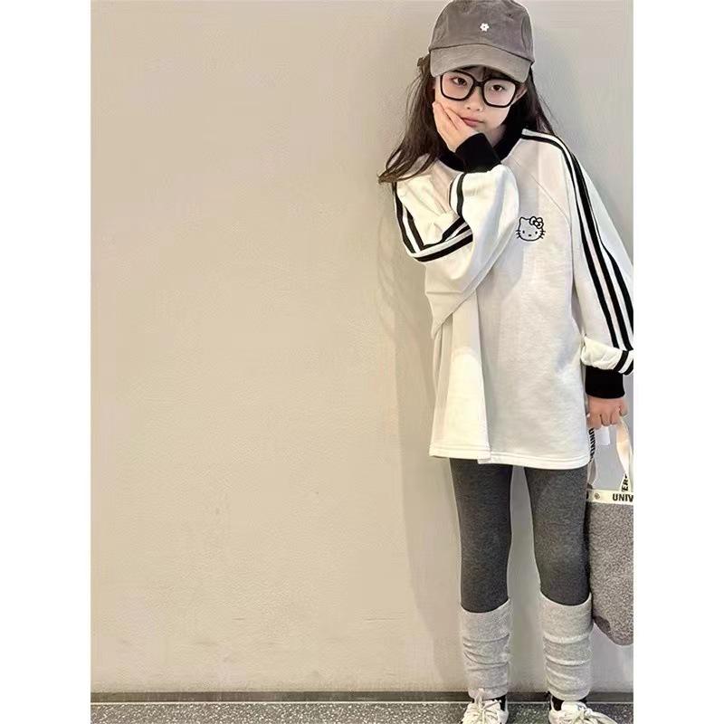 Girls' Hello Kitty Plus Velvet Sweatshirt - Autumn/Winter 2025 Collection