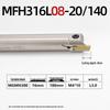 Inner Hole Face Grooving Tool Holder MFHR/L Flat 320/420/325/425 Groove Tool, Spring Steel