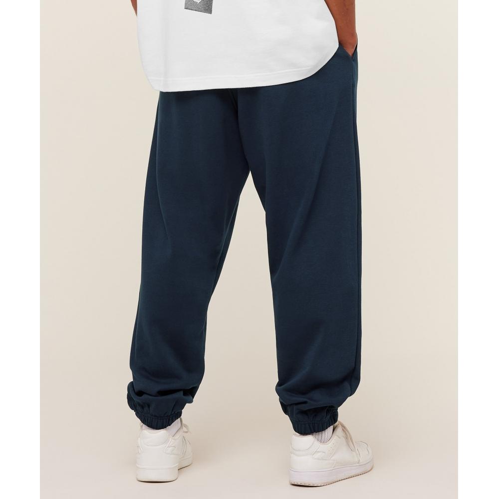 Gymshark Pantalones de chándal Crest Oversized Gs Azul Marino A4c5v Ub9p