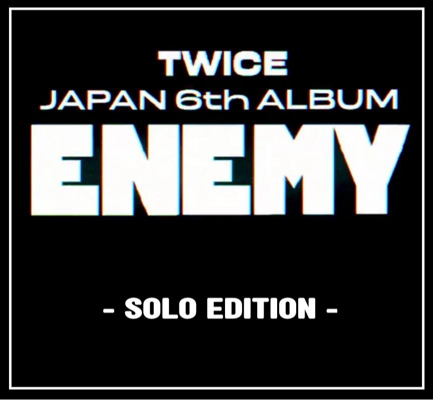 

(Попереднє замовлення)TWICE 6-й японський альбом - ENEMY (Соло видання) Sana