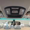 2x Carbon Fiber Front Roof Reading Light Panel Cover Trim For Toyota Hilux 15-21