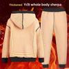 Chaolun Men's Velvet-Lined Hoodie & Jogger Set: Lamb Fleece Two-Piece Casual Sportswear