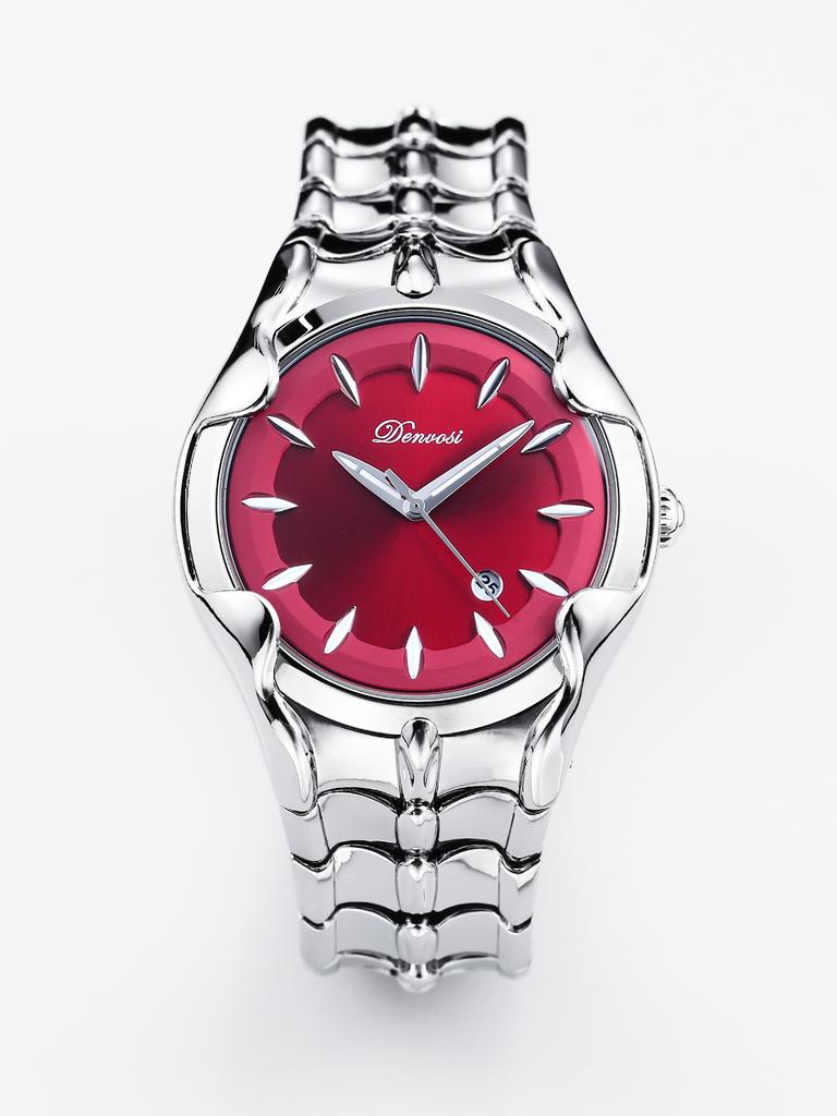 Men's Fashion Watch Unique Petal Design with Luminous Stainless Steel Quartz Watch Birthday Gift