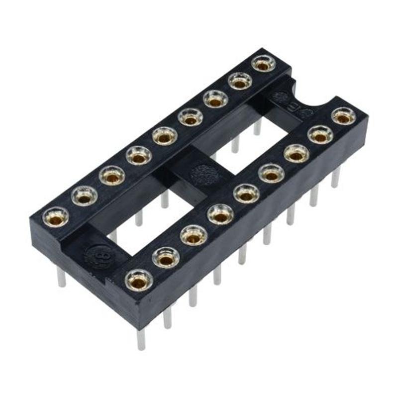 11Pcs DIP IC Chip Sockets Adapter Connector Solder Type Socket 6Pin 8Pin 11Pin 16Pin 18Pin 11Pin 18Pin 11Pin 11Pin Narrow Wide