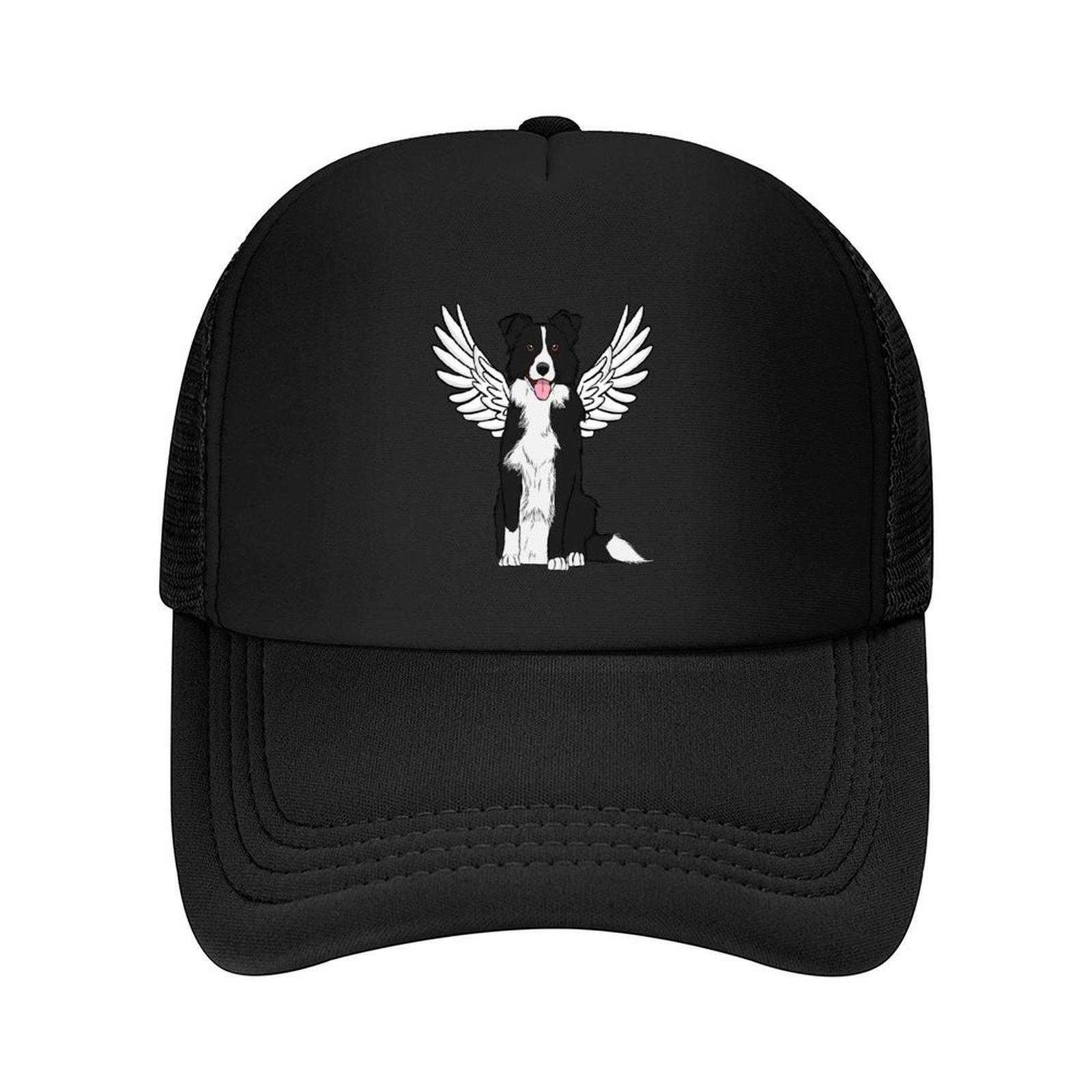 My Angel Border Collie Baseball Cap hiking hat Brand Unisex cap custom caps sun caps Unisex Golf Wear Womens