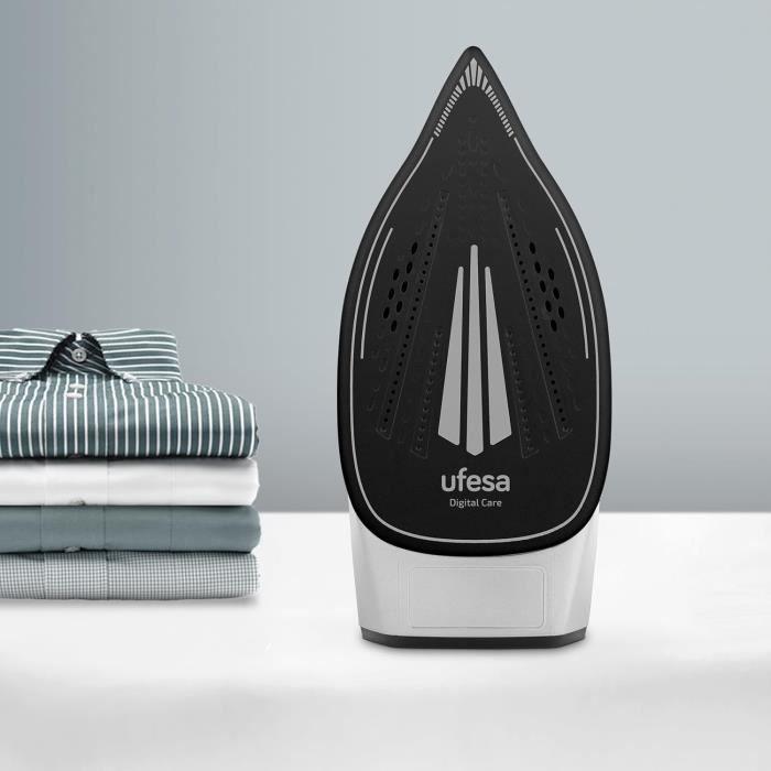 Centrale vapeur ufesa digital care 2600w,7 bars,thermostat digital,led display,mode eco et max,semelle ceramique,cartouche anti-c