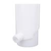 10cm Rainwater Collection System Efficient Round Downspout Diverter for Irrigation Systems Aquariums White