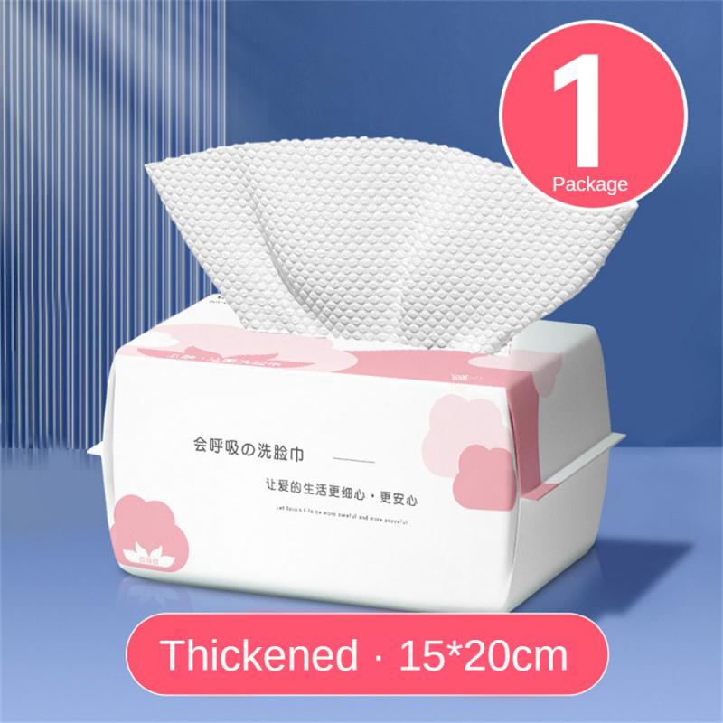 Soft Towel Thickened Cosmetic Cleanser Pearl Pattern Facial Washing Scarf Wash Towel Disposable Face Wash Cotton