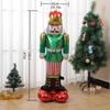 Large Base Christmas Tree Decoration with Santa, Reindeer, and Snowman Balloons for Kindergarten