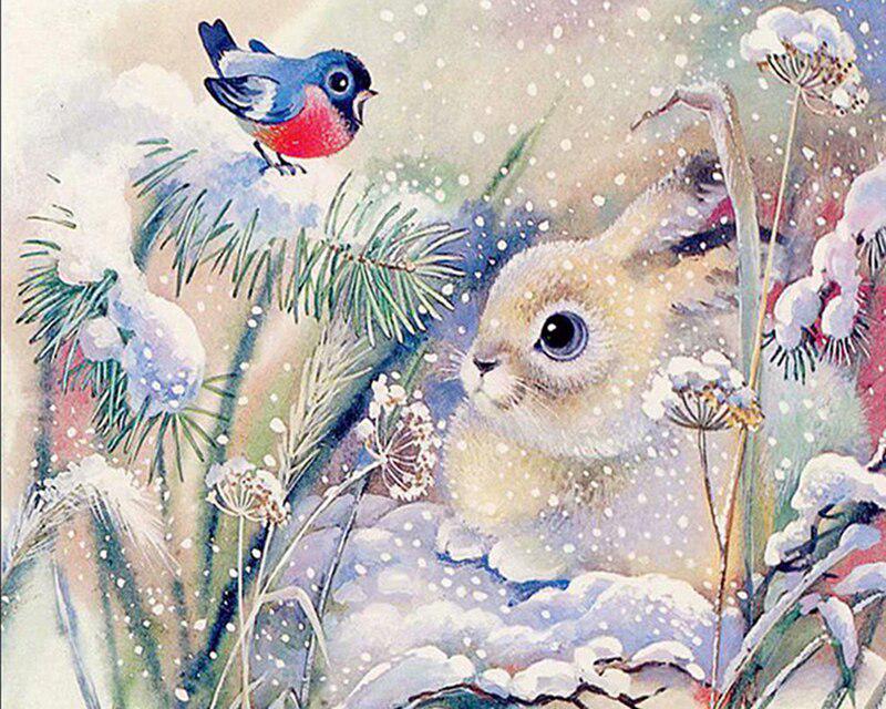 

5D DIY Алмазная картина Новый Пейзаж Mountain Dew Белая лошадь Алмазная вышивка Распродажа Маленькая девочка Животные Стразы Мозаика Decortion Full Square 20X30CM светло-синий