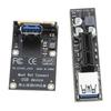 Graphics Cards Connector MINI PCI-E to PCI-E X1 Card Extension Port Adapter Riser Card with 30cm USB 3.0 Cable Durable
